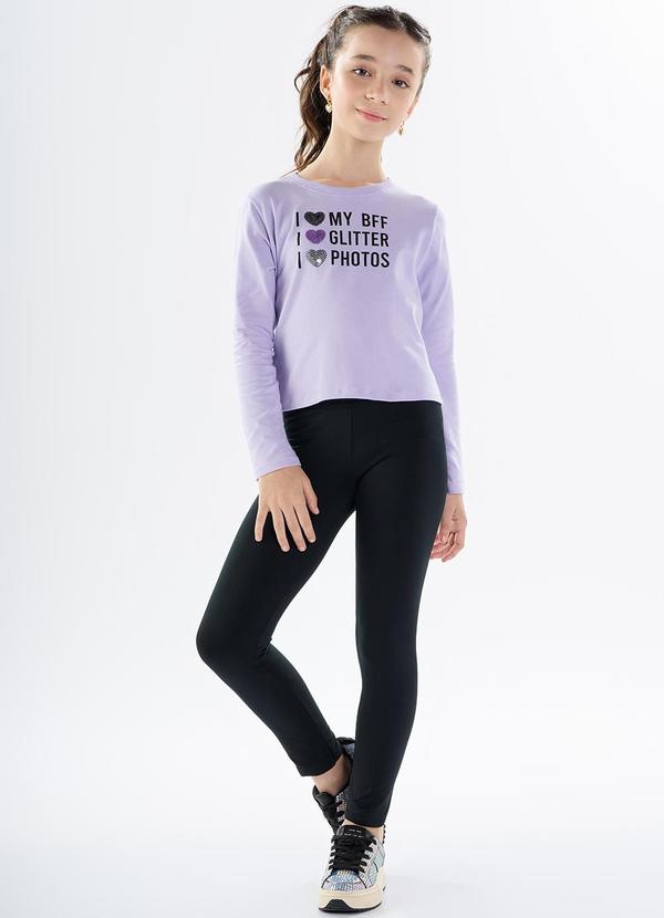 Pulla Bulla - Legging Malha Térmica Preto 2