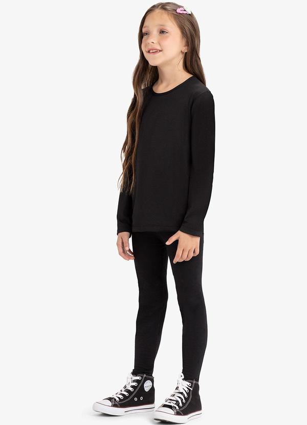 Rovi Kids - Legging Malha Térmica Preto 3
