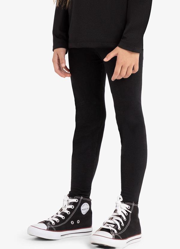 Rovi Kids - Legging Malha Térmica Preto 5