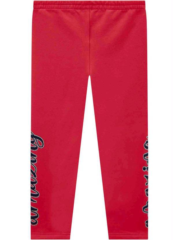Kyly - Legging Menina Vermelho 2