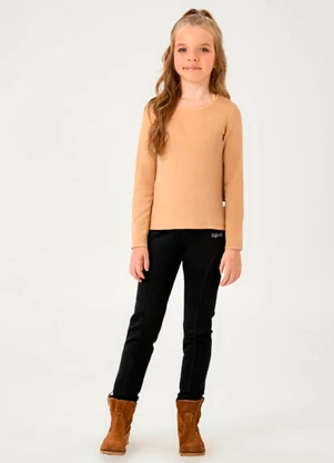 Pulla Bulla - Legging Molecotton sem Felpa Preto - PULLA BULLA