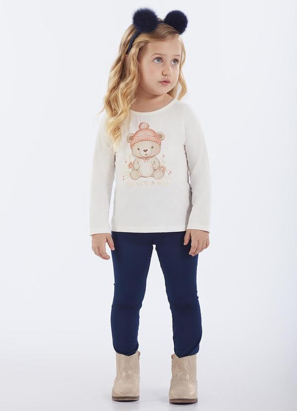 Pulla Bulla - Legging Primeiros Passos Malha Térmica Marinho 2