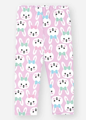 Abrange - Legging Térmica Bebê Menina Coelho Roxo - ABRANGE