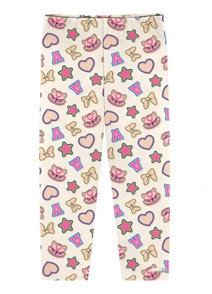 Abrange - Legging Total Print Natural - ABRANGE