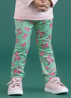 Soft Bonni - Legging Verde Laços - SOFT BONNI