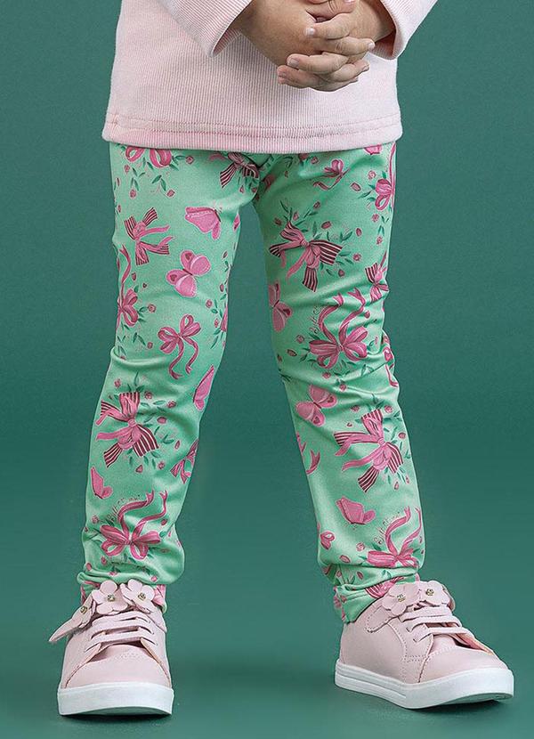 Soft Bonni - Legging Verde Laços
