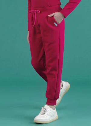 Soft Bonni - Calça Básica Infantil Cereja - SOFT BONNI