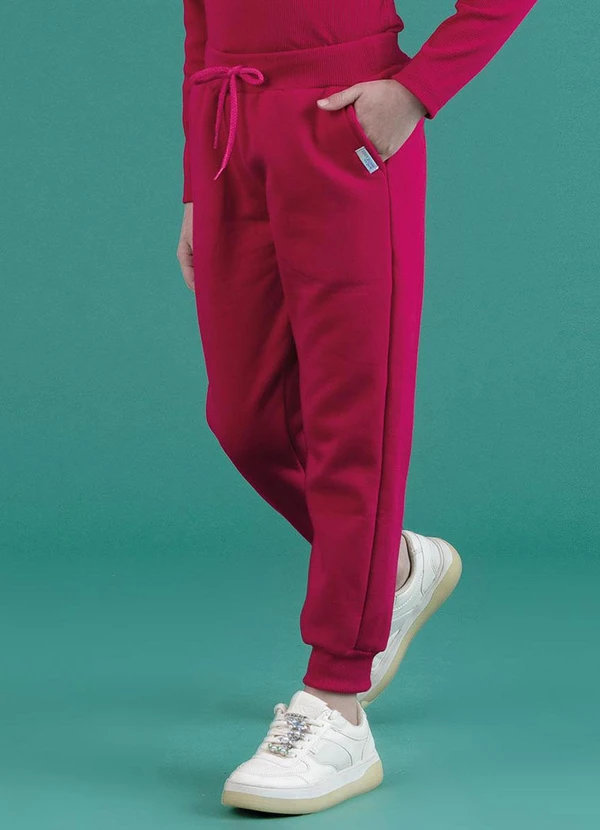 Soft Bonni - Calça Básica Infantil Cereja
