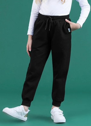 Soft Bonni - Calça Básica Infantil Preto - SOFT BONNI