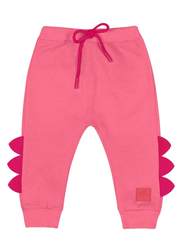 Quimby - Calça Básica Unissex para Bebê Rosa