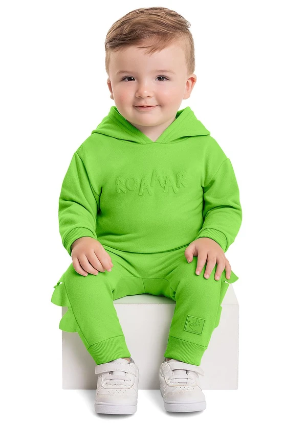 Quimby - Calça Básica Unissex para Bebê Verde 2