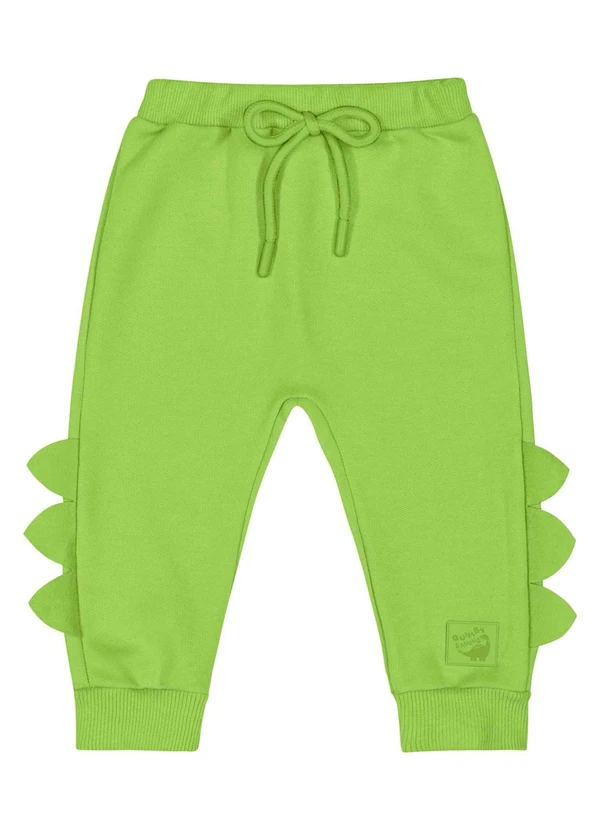 Quimby - Calça Básica Unissex para Bebê Verde 3
