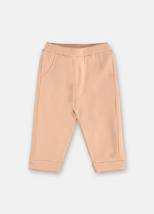 Up Baby - Calça Bebê Unissex Soft Bege - UP BABY