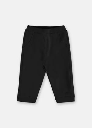 Up Baby - Calça Bebê Unissex Soft Preto - UP BABY