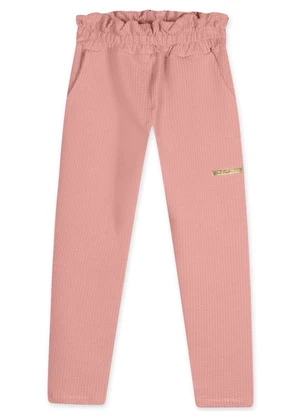 Lilica Ripilica - Calça Clochard Feminina Infantil Rosa - LILICA RIPILICA