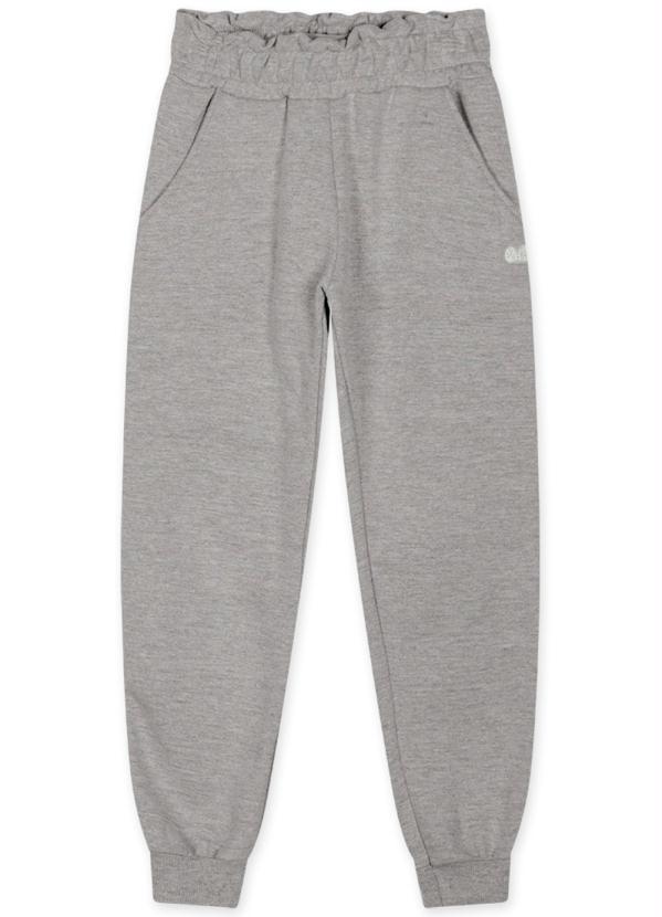 Lilica Ripilica - Calça Clochard Moletom com Aroma Infantil Cinza