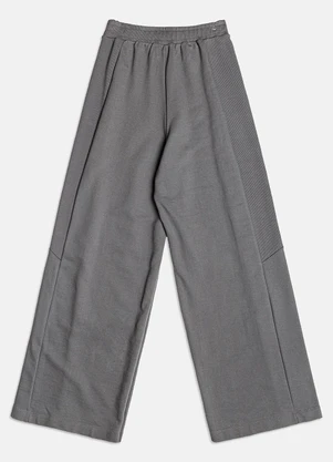 I Am - Calça de Moletom com Recortes Cinza - I AM
