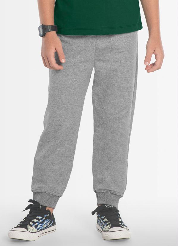 Rovi Kids - Calça de Moletom Infantil MeninaCinza