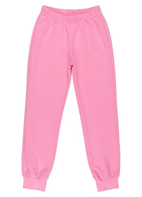 Bee Loop - Calça de Moletom Infantil Menina Rosa 3