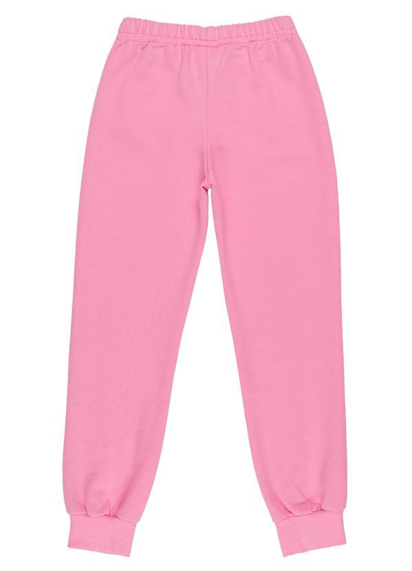 Bee Loop - Calça de Moletom Infantil Menina Rosa 4
