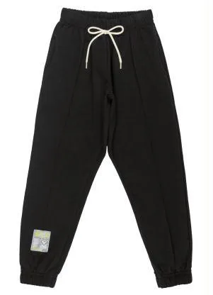 Gloss - Calça em Molecotton Juvenil Menina Preto - GLOSS