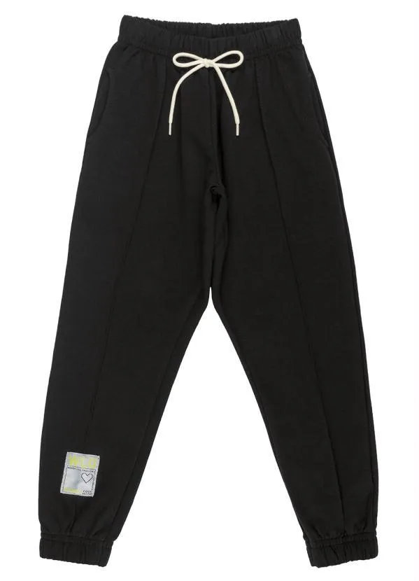 Gloss - Calça em Molecotton Juvenil Menina Preto