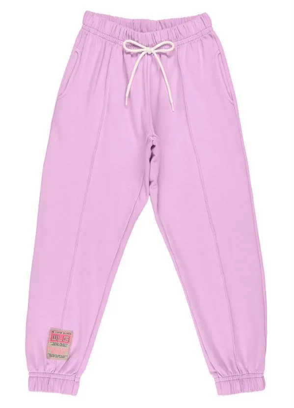 Gloss - Calça em Molecotton Juvenil Menina Roxo 3