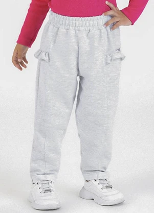 Soft Bonni - Calça em Moletinho Cinza - SOFT BONNI