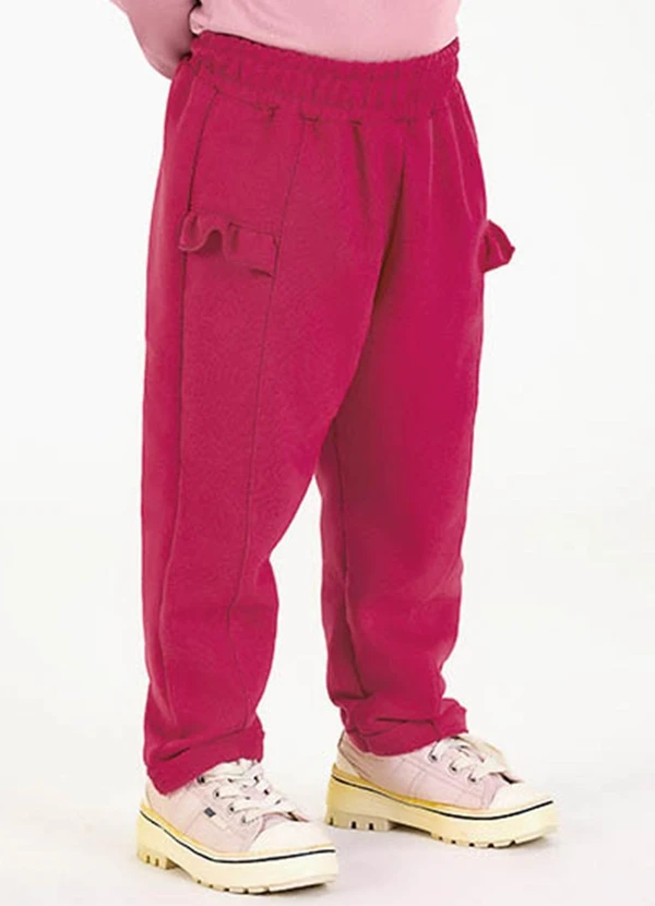 Soft Bonni - Calça em Moletinho Rosa 1