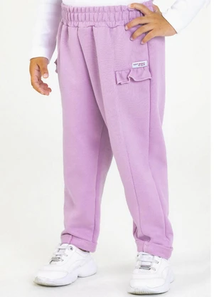 Soft Bonni - Calça em Moletinho Roxo - SOFT BONNI