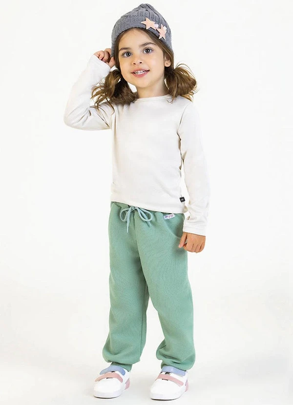 Soft Bonni - Calça em Moletom Verde 2