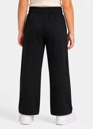 Select - Calça Feminina Infantil em Moletom Preto - SELECT