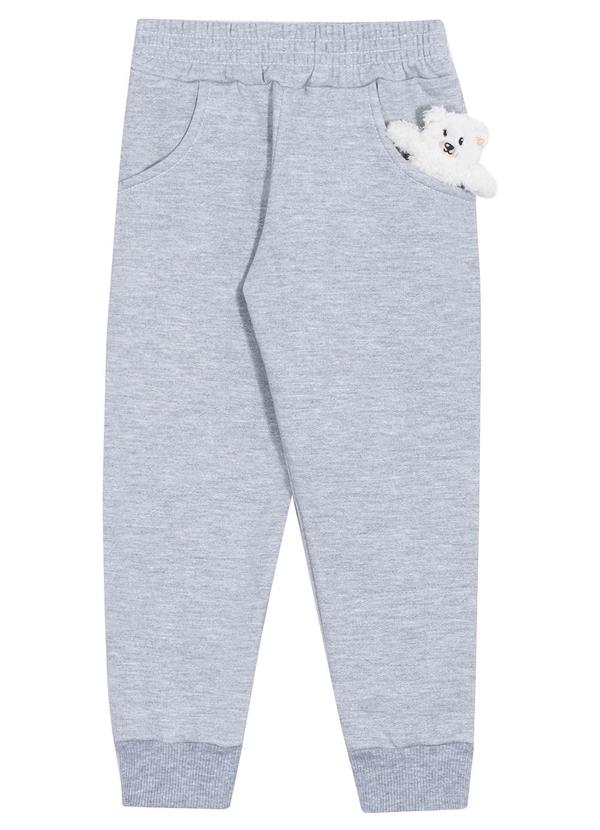 Randa Mundu - Calça Femininoinina Moletom Cinza