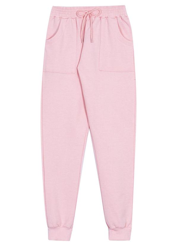 Randa Mundu - Calça Femininoinina Moletom Rosa