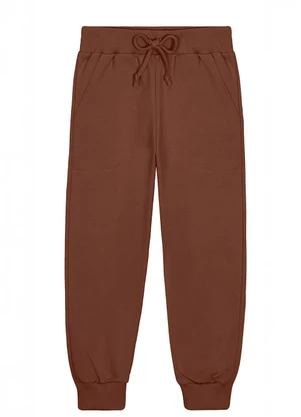 Trick Nick - Calça Infantil Feminina Molecotton Marrom - TRICK NICK