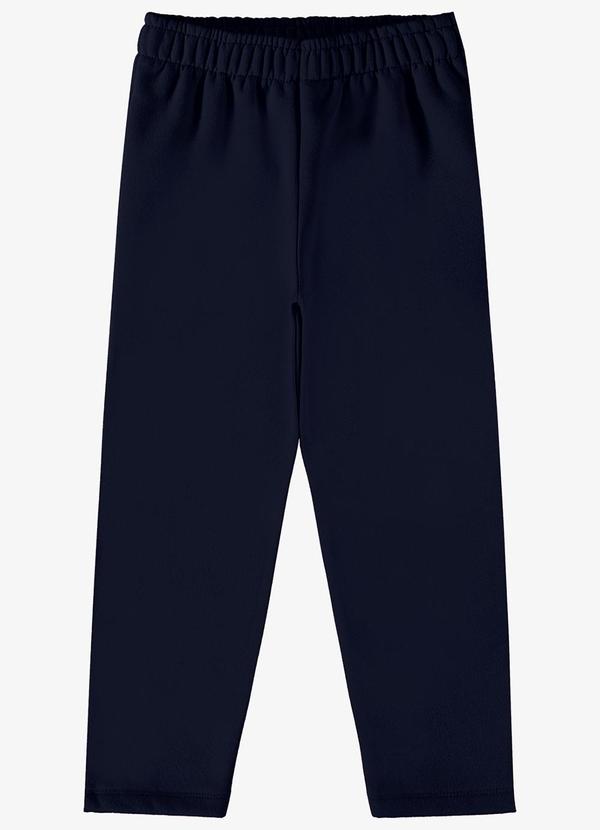 Rovi Kids - Calça Infantil Feminina Moletom Azul