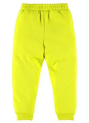 Up Baby - Calça Infantil Menina de Moletom Verde - UP BABY