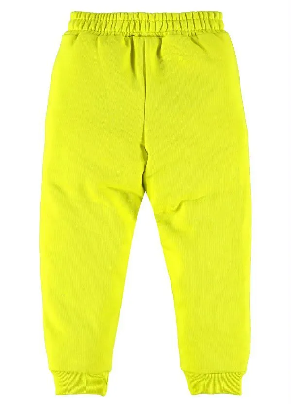 Up Baby - Calça Infantil Menina de Moletom Verde 2