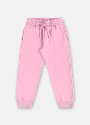 Up Baby - Calça Infantil Menina Molecotton Rosa - UP BABY