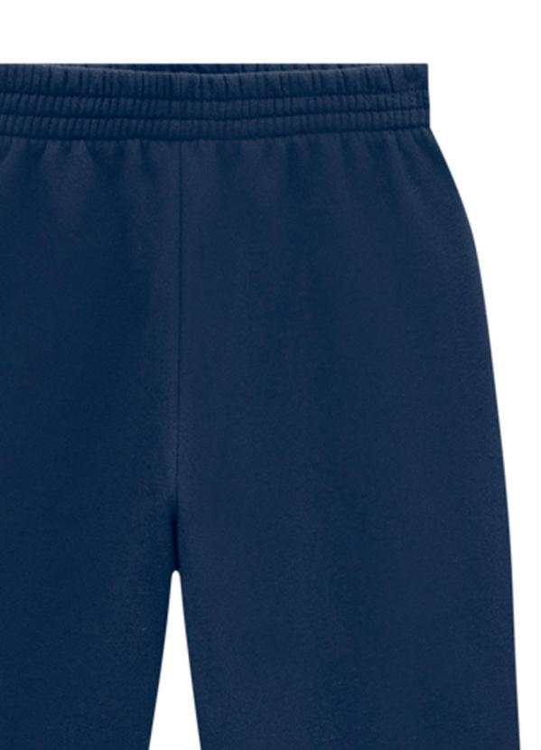 Brandili - Calça Infantil Menina Moletom Azul 2