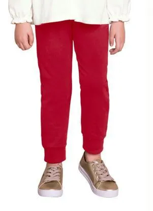 Milon - Calça Infantil Menina Vermelho - MILON