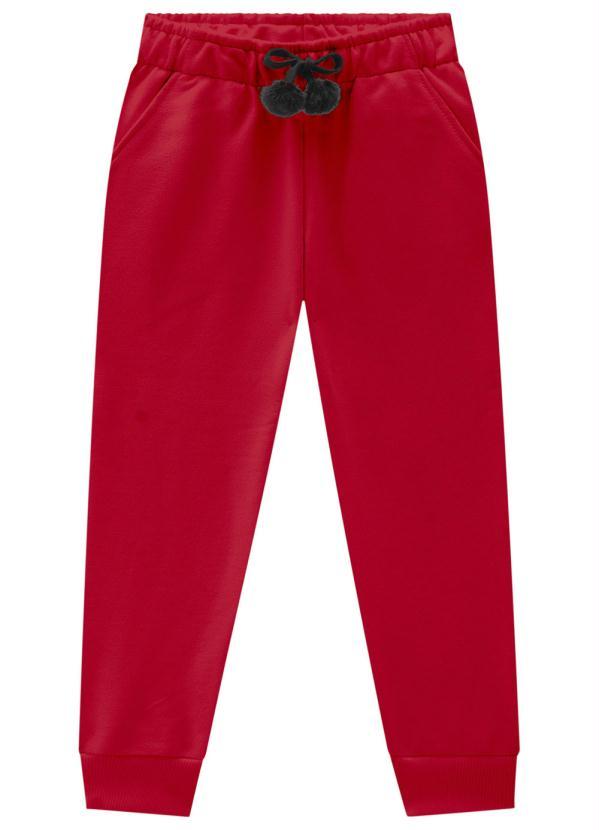 Milon - Calça Infantil Menina Vermelho 3