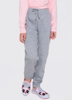 Torra - Calça Infantil Moletom Jogger Cinza - TORRA