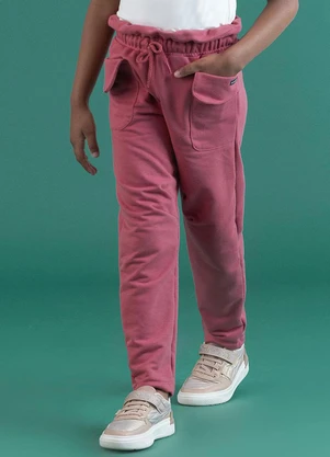 Soft Bonni - Calça Infantil Rosa Malva - SOFT BONNI