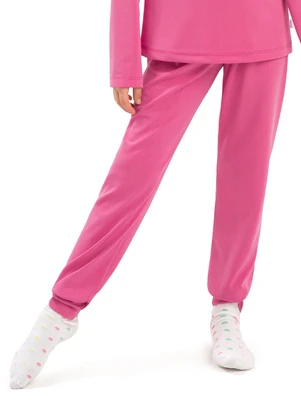 Duduka - Calça Infantil Térmica com Punho Rosa - DUDUKA