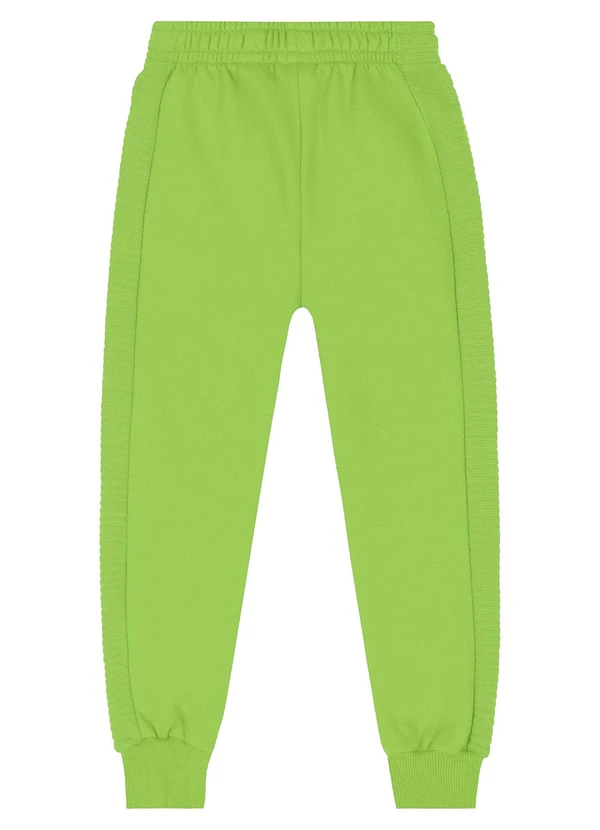Quimby - Calça Infantil Unissex em Moletom Verde 2