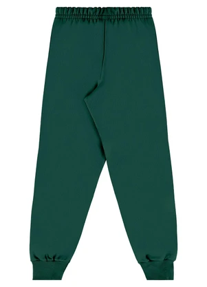 Bee Loop - Calça Infantil Unissex em Moletom Verde - BEE LOOP