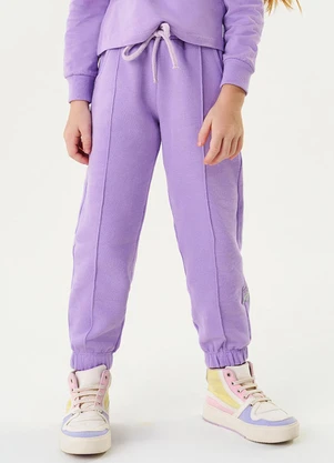 Abrange - Calça Jogger Básica Lilás - ABRANGE