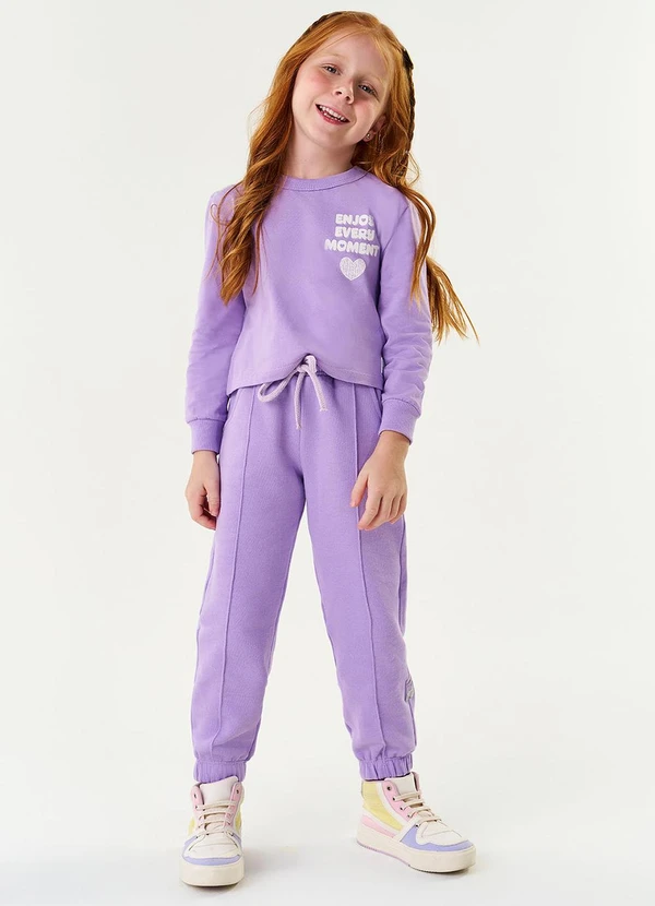 Abrange - Calça Jogger Básica Lilás 2