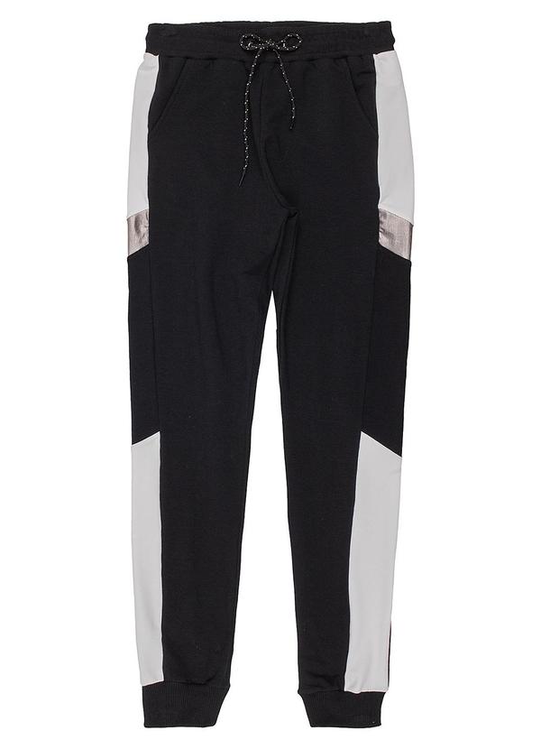 Authoria - Calça Jogger de Moletom Feminino Preto